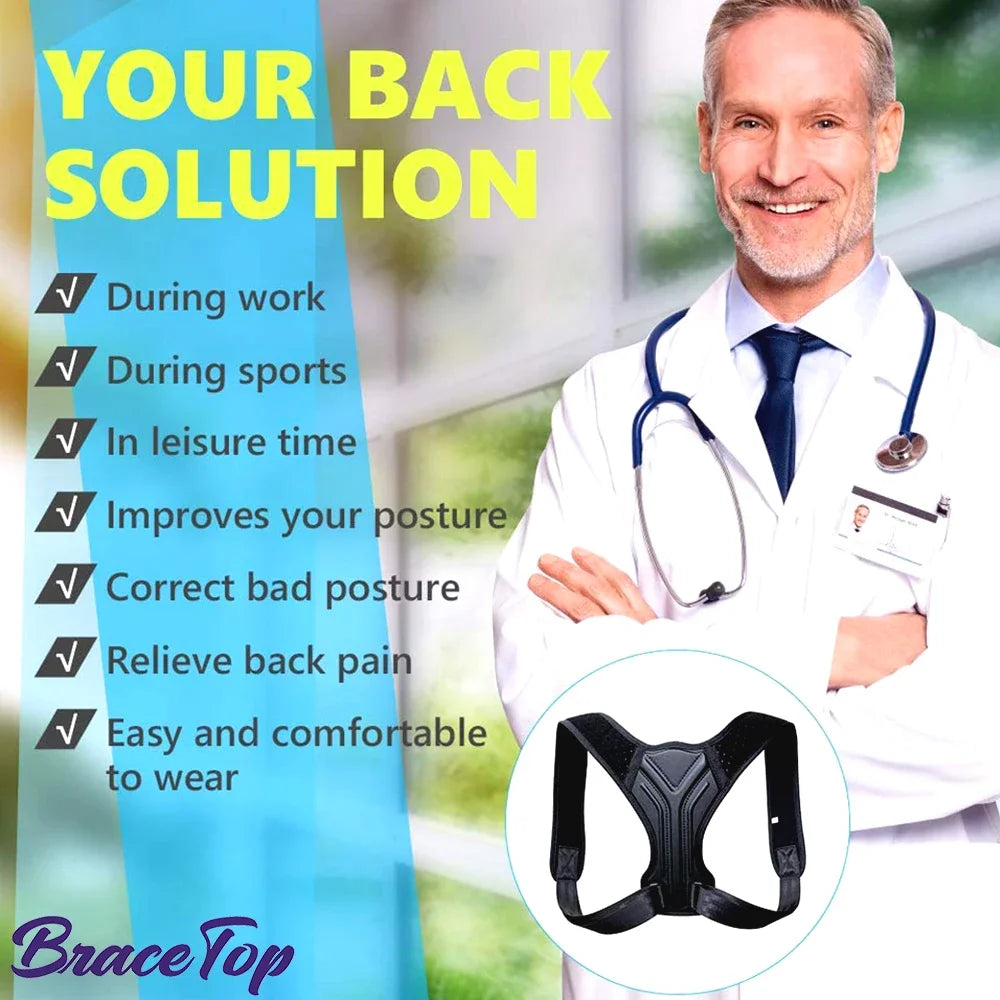 Posture Corrector Belt – Back & Shoulder Support