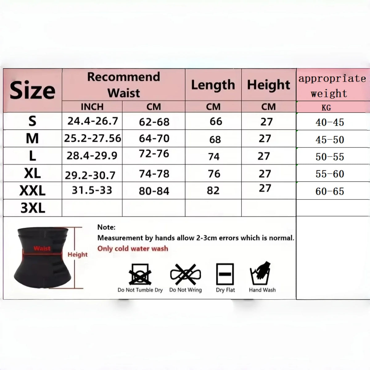 Waist Trainer Slimming Body Shaper Fitness Belt Weight Loss Fat Burning Sport Girdle Sweat Trimmer Workout Cincher Shapewear